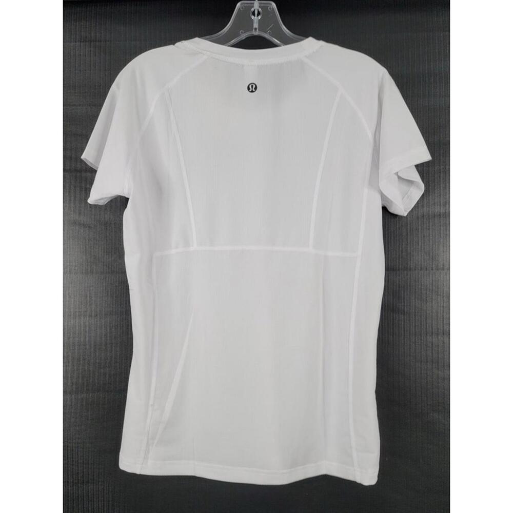 Lululemon Alone Tee Women’s White Short Sleeve Large NWT - Picture 9 of 9